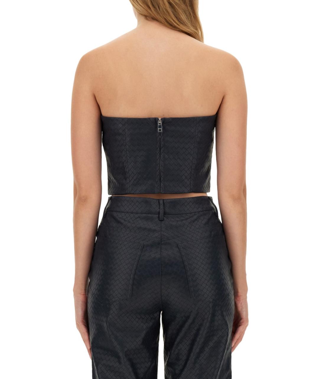 ROTATE Синяя полиэстеровая блузы, фото 4