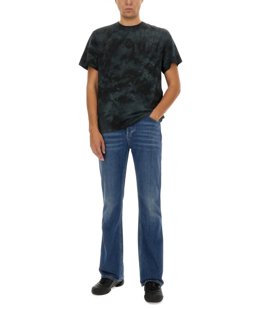 ALEXANDER MCQUEEN Черная хлопковая футболка, фото 3