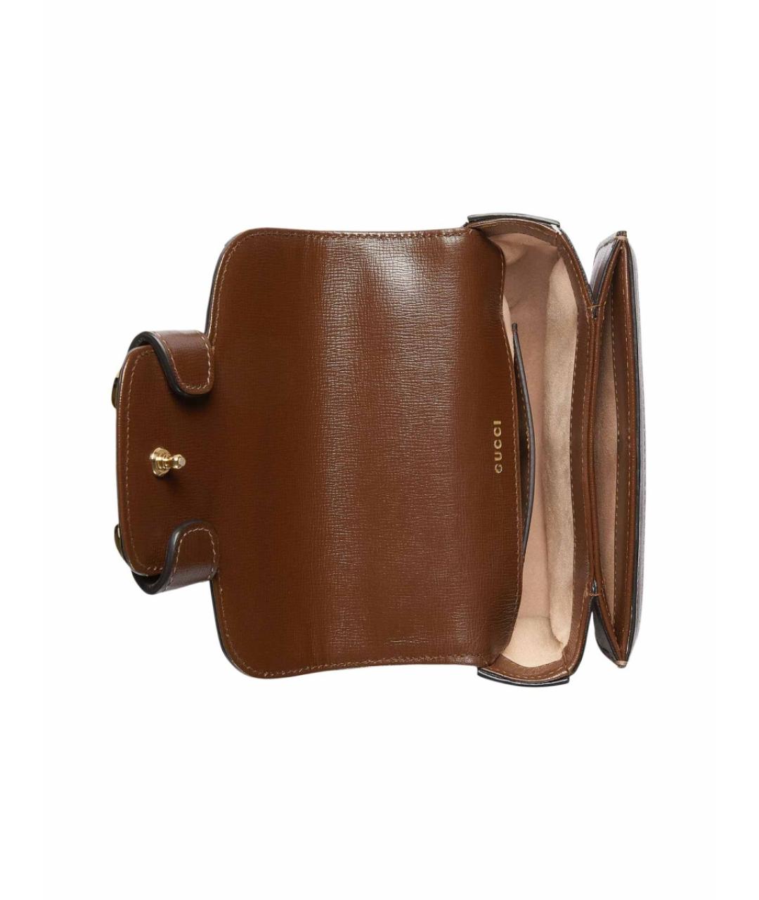 GUCCI Коричневая сумка тоут, фото 5