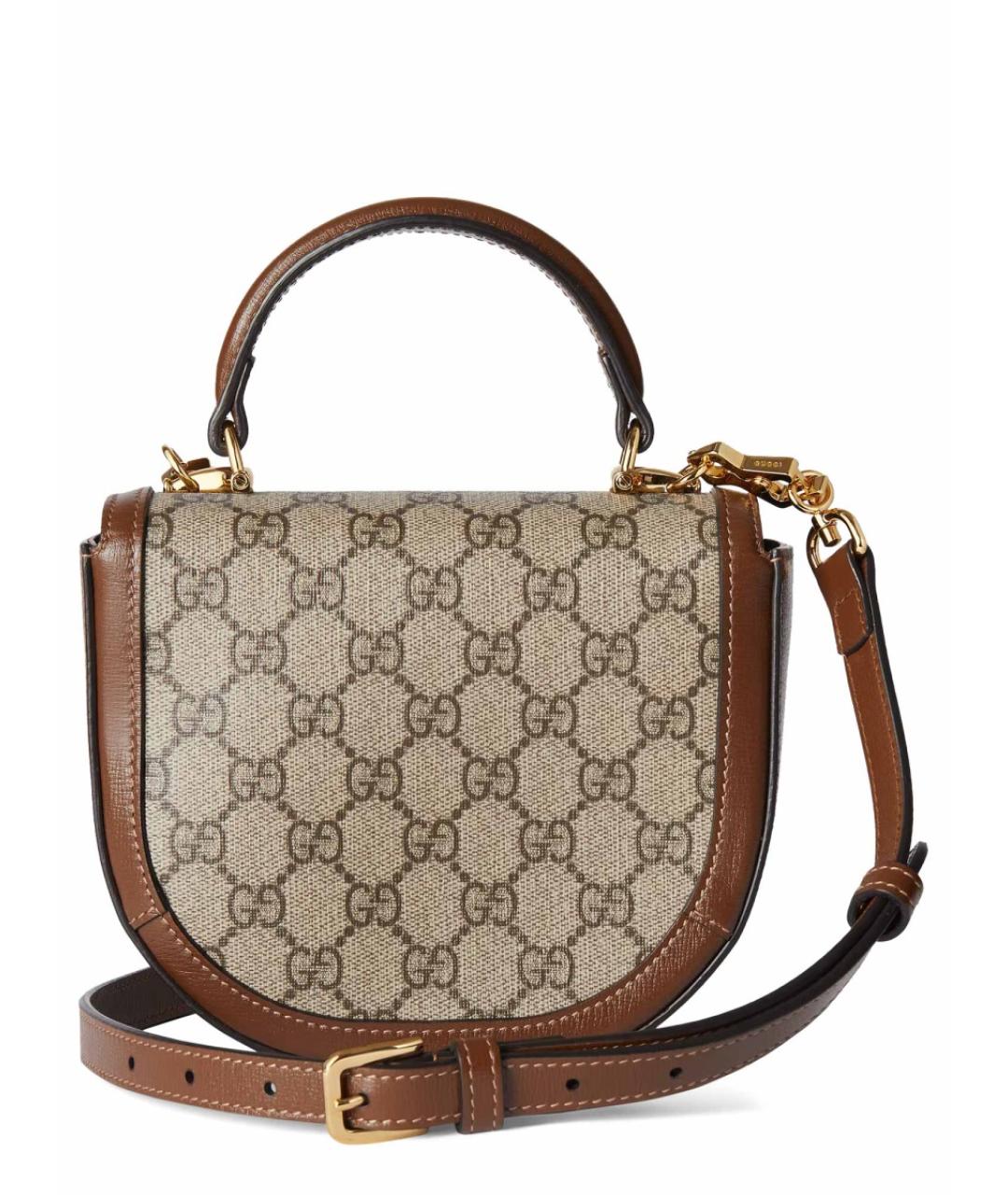 GUCCI Коричневая сумка тоут, фото 3