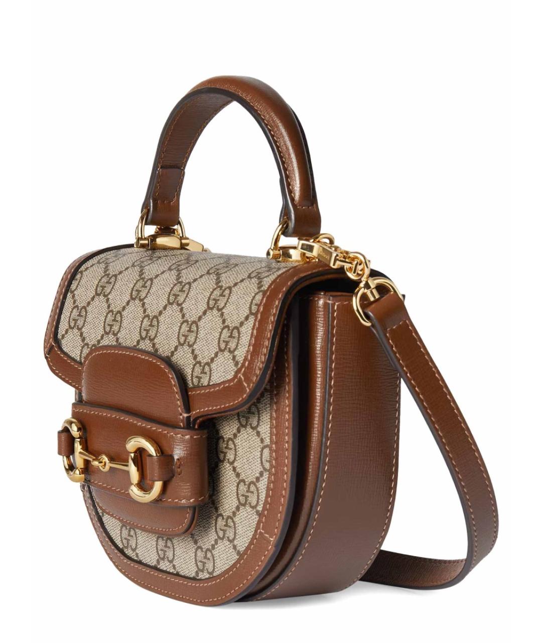 GUCCI Коричневая сумка тоут, фото 2