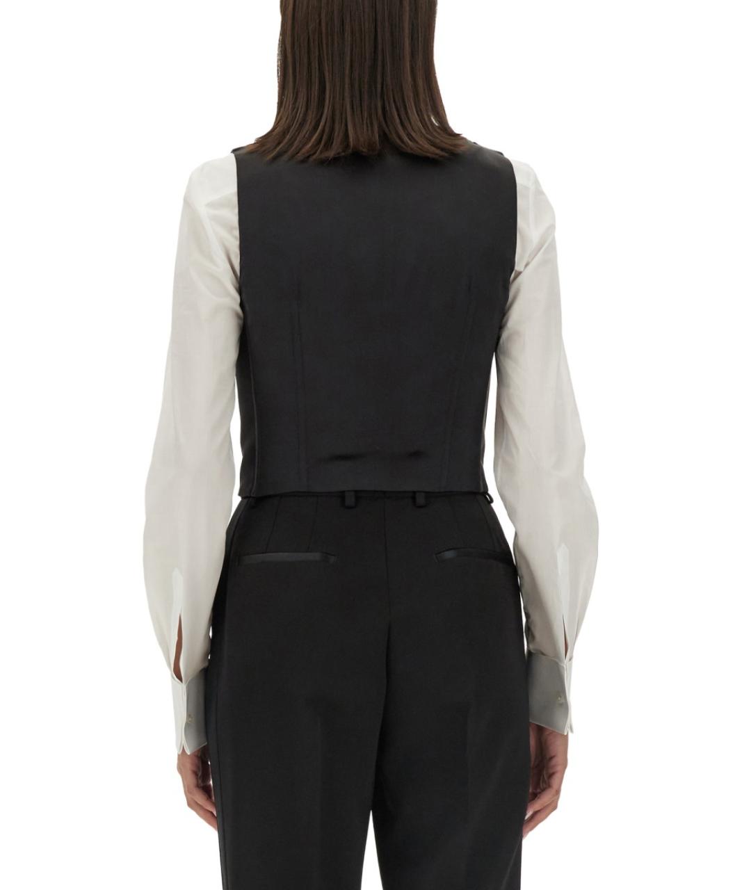 DOLCE&GABBANA Черный жилет, фото 3