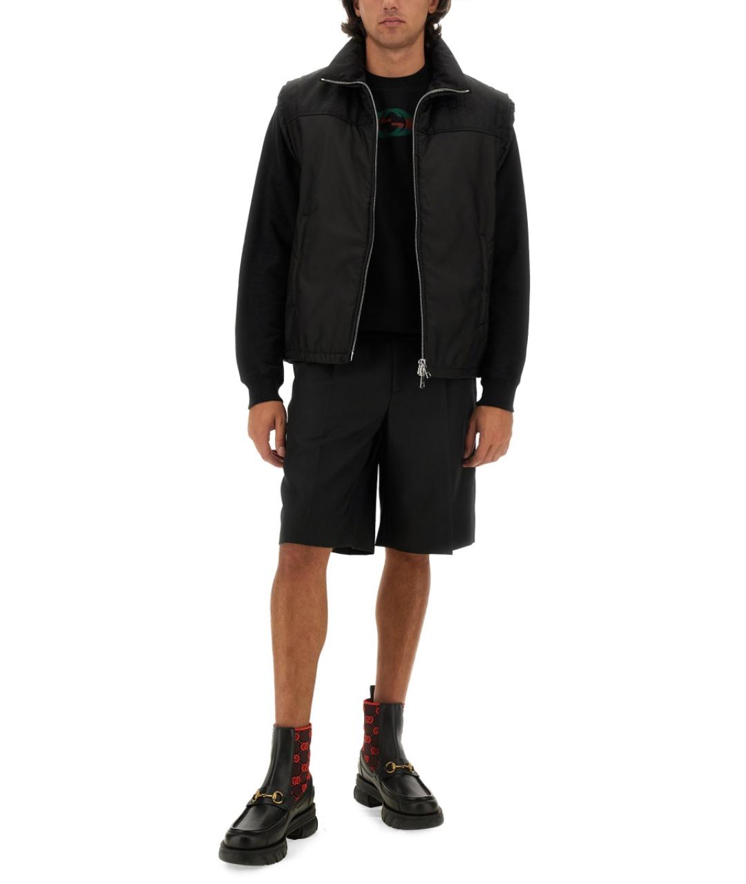 GUCCI Черный полиамидовый жилет, фото 3