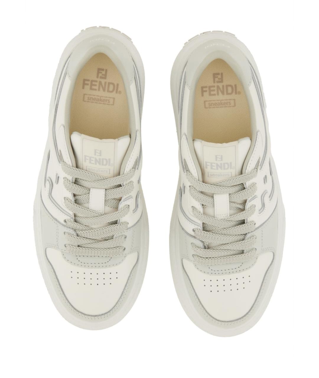 FENDI Белые кеды, фото 2