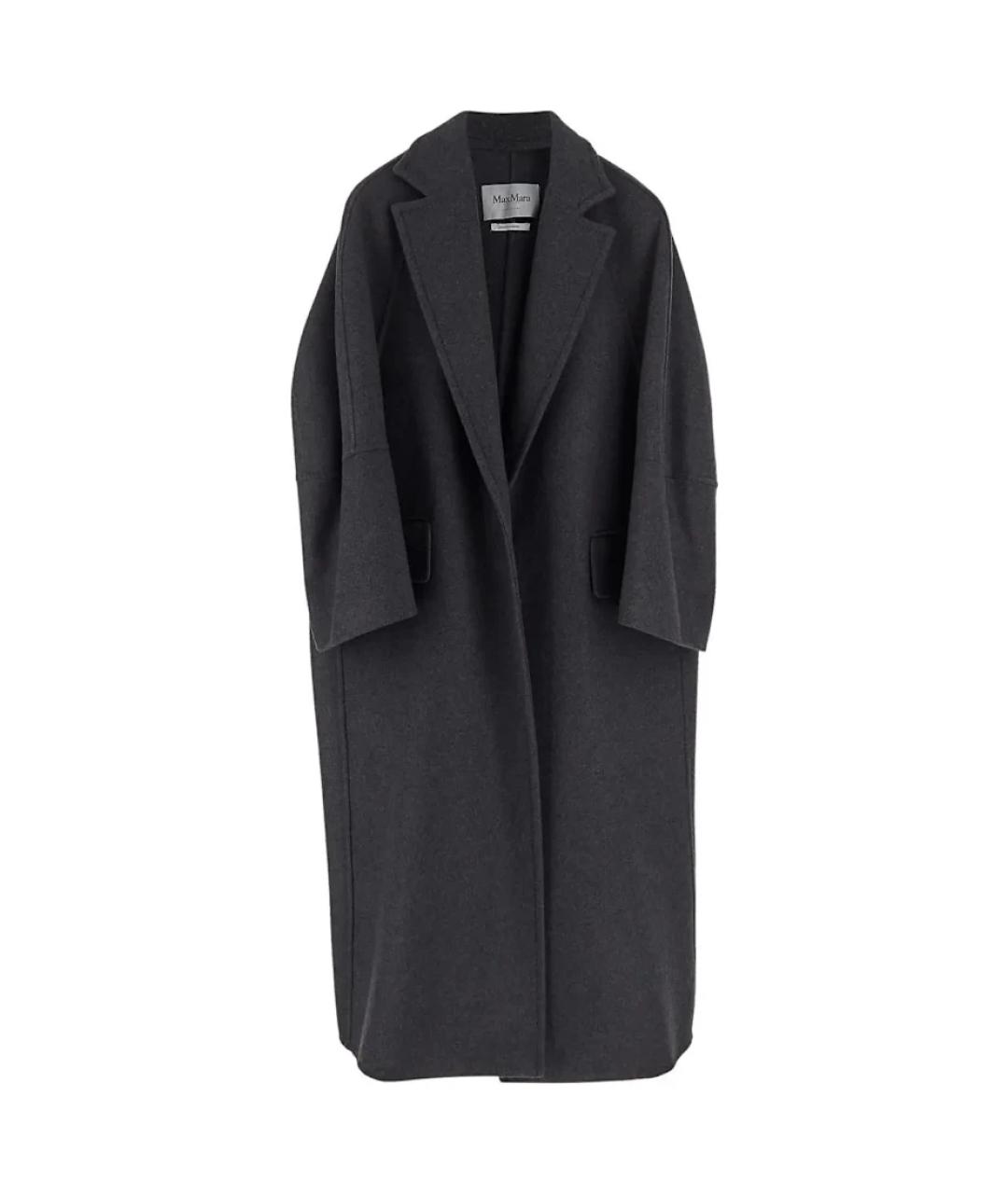 MAX MARA Серое шерстяное пальто, фото 1
