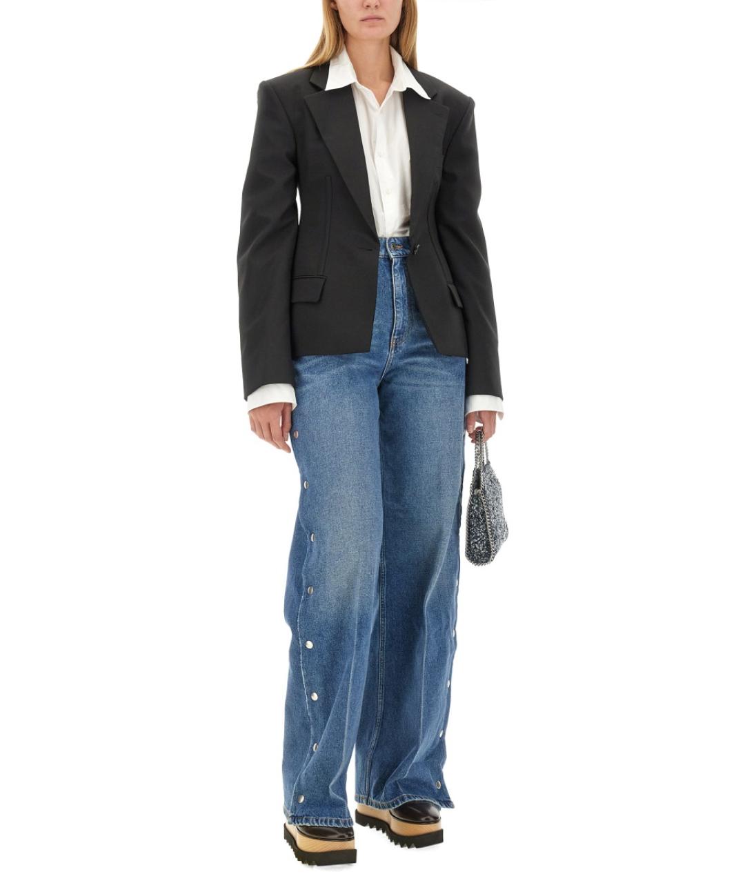 STELLA MCCARTNEY Черный шерстяной жакет/пиджак, фото 3