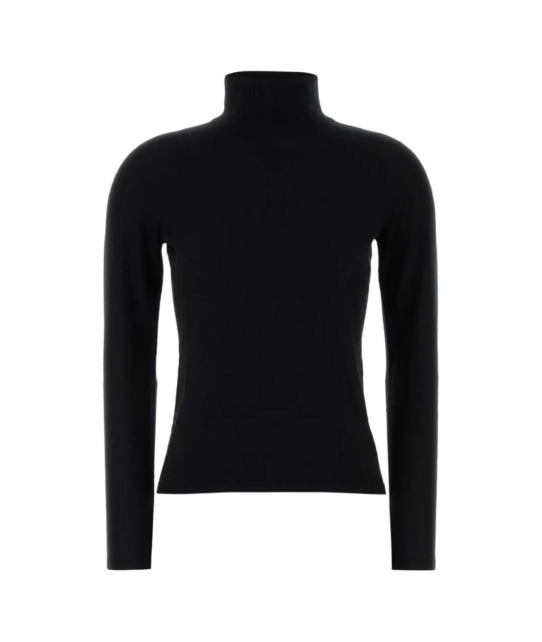 MAX MARA Черная кашемировая водолазка, фото 1