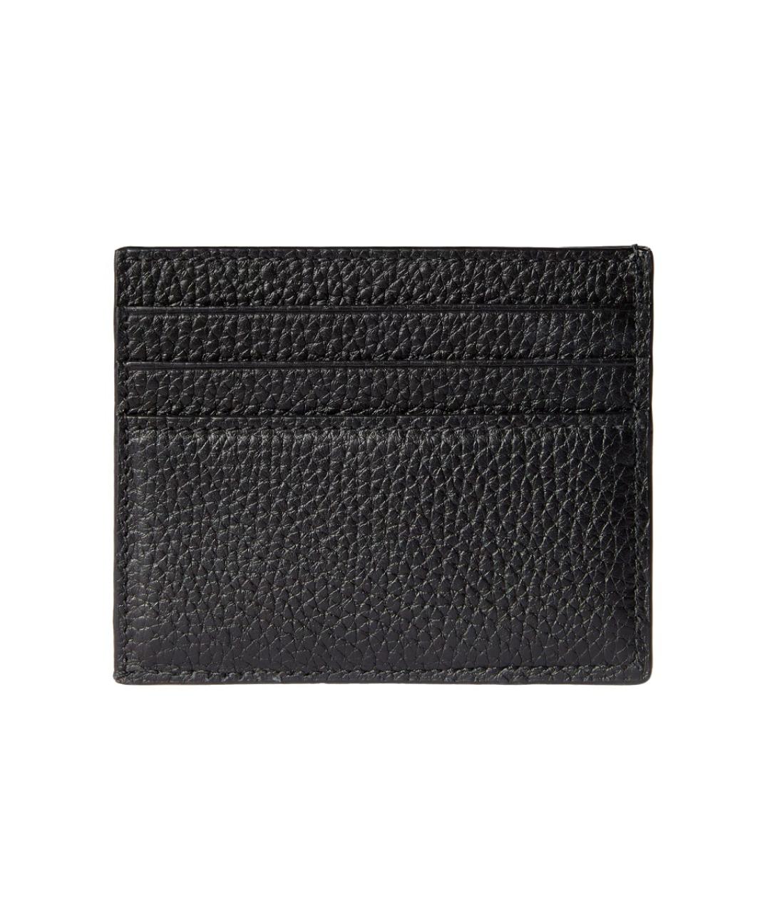 GUCCI Черный кожаный кардхолдер, фото 2