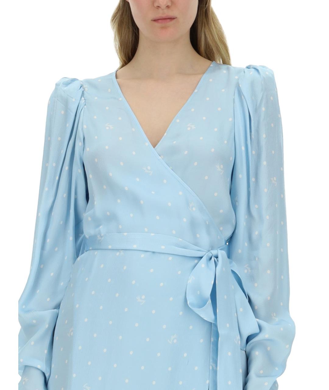 ROTATE Синее вискозное повседневное платье, фото 5