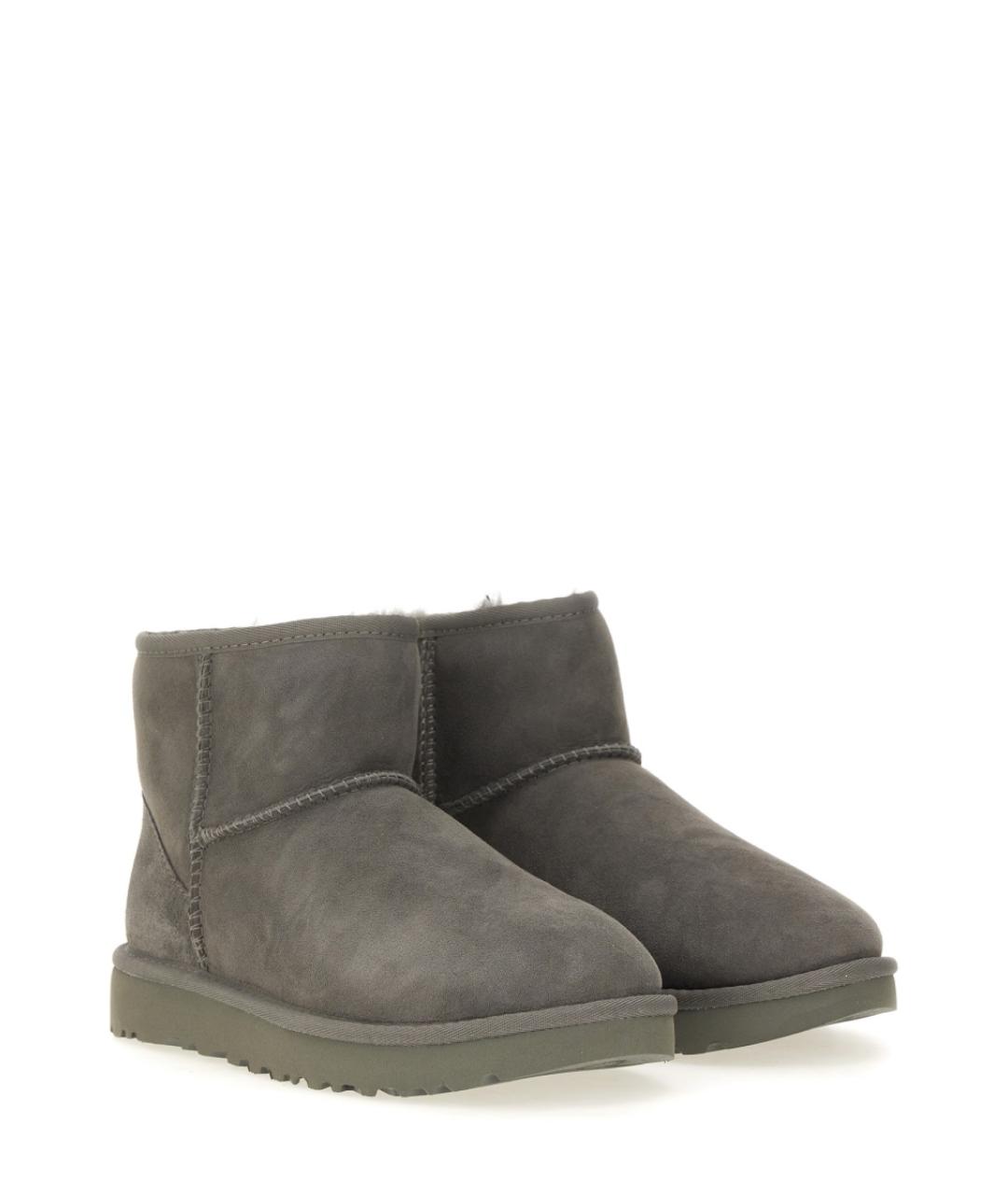 UGG AUSTRALIA Серые замшевые ботинки, фото 3