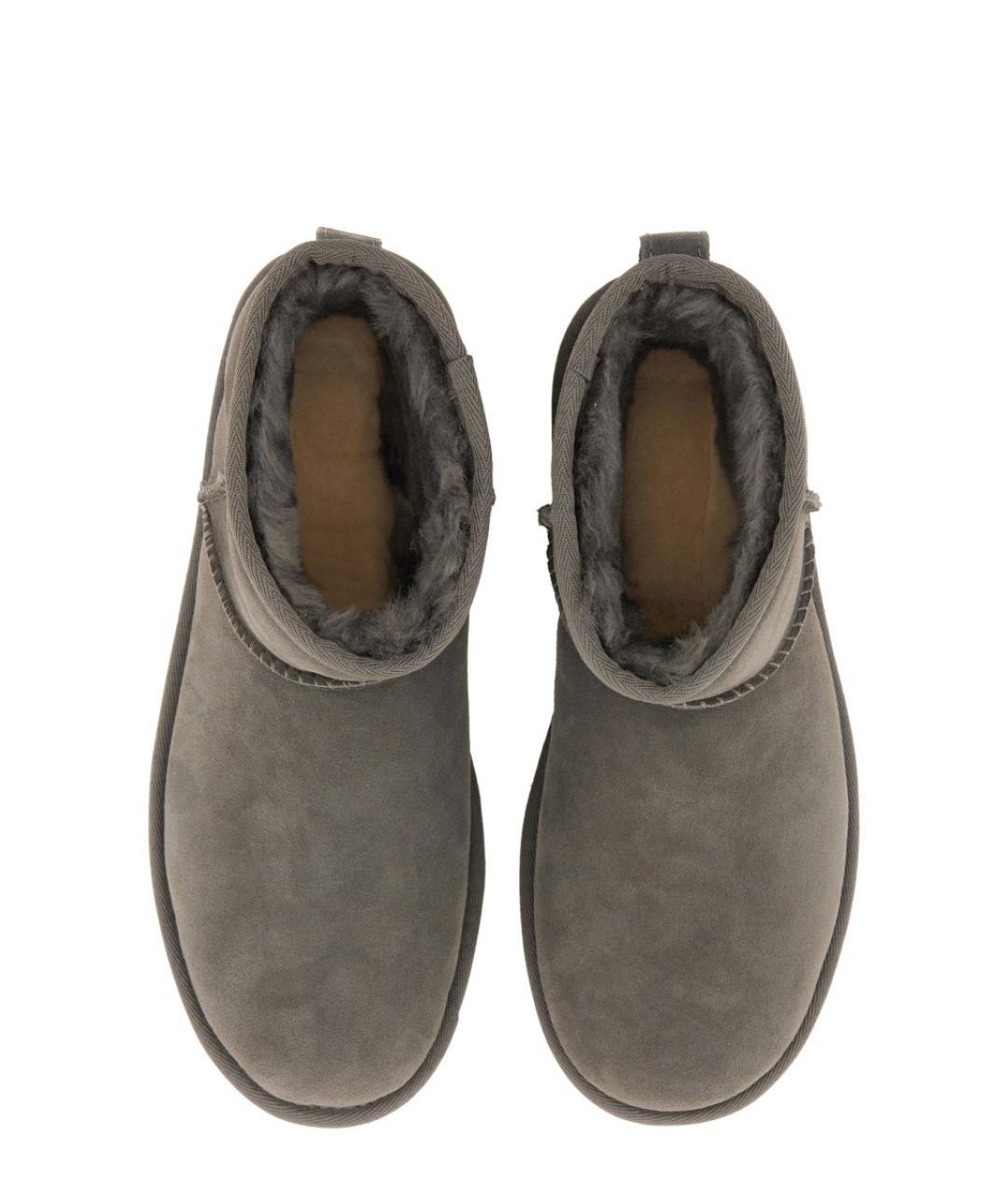 UGG AUSTRALIA Серые замшевые ботинки, фото 2