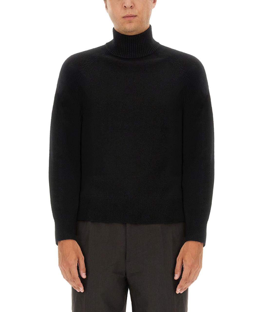 DRIES VAN NOTEN Черный шерстяной джемпер / свитер, фото 5