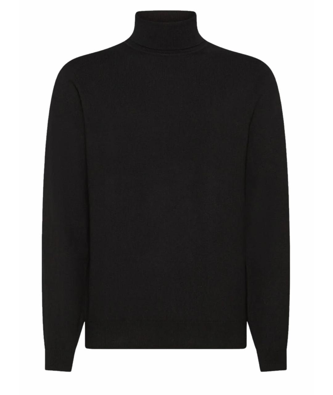 DRIES VAN NOTEN Черный шерстяной джемпер / свитер, фото 1