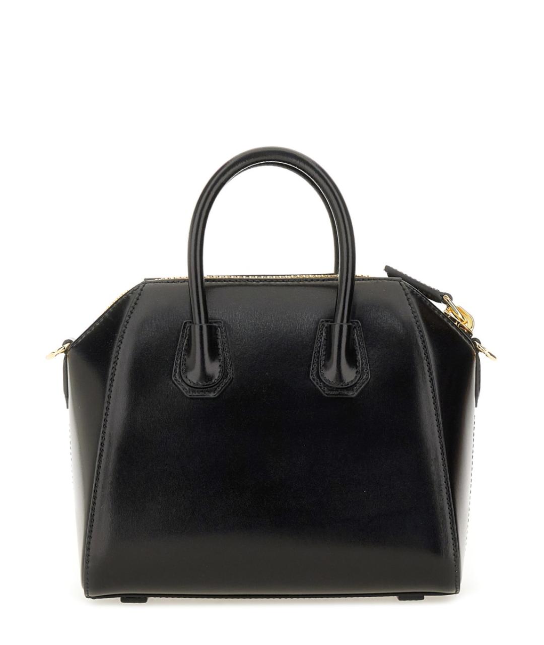 GIVENCHY Черная кожаная сумка тоут, фото 4