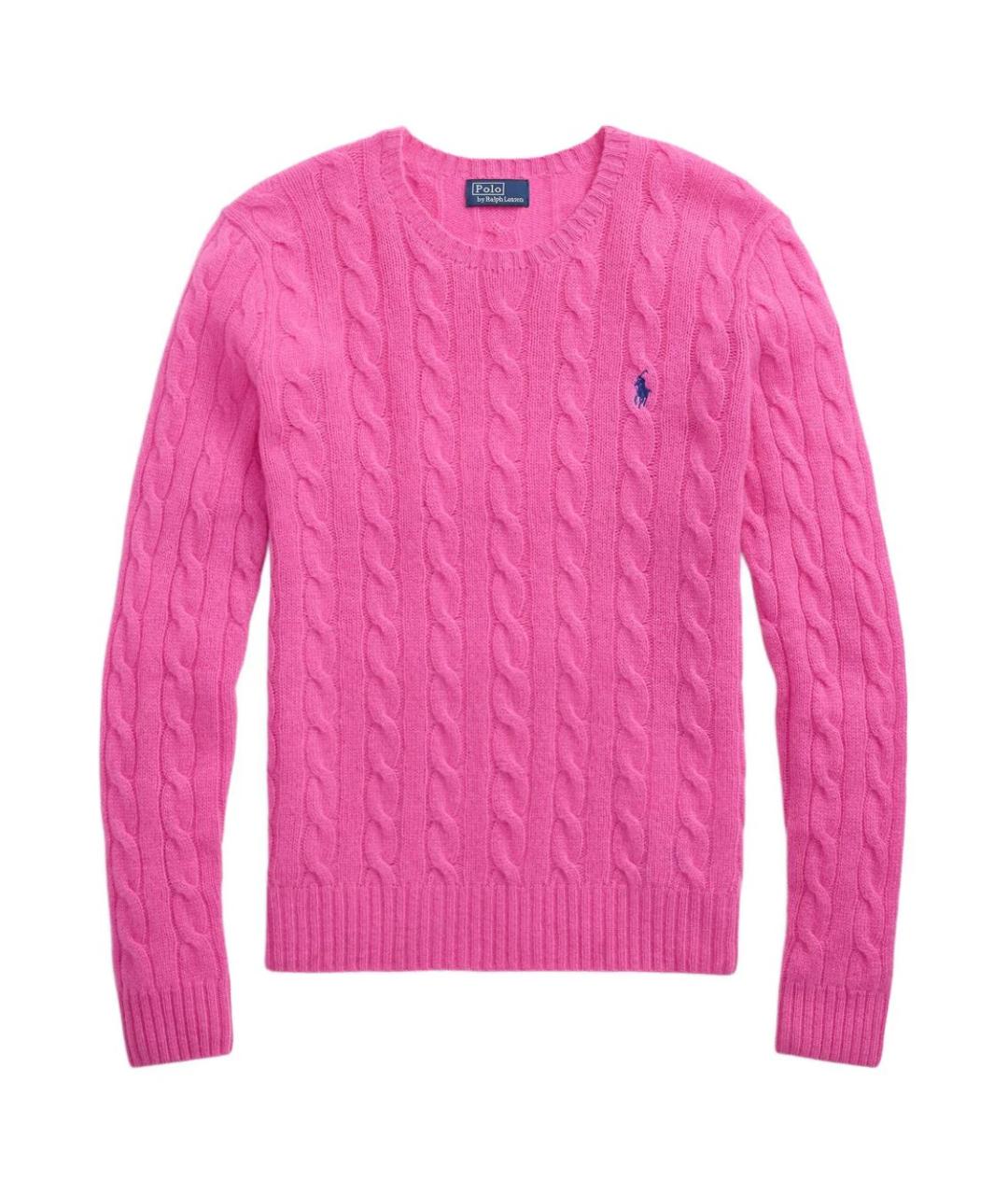 POLO RALPH LAUREN Розовый шерстяной джемпер / свитер, фото 1