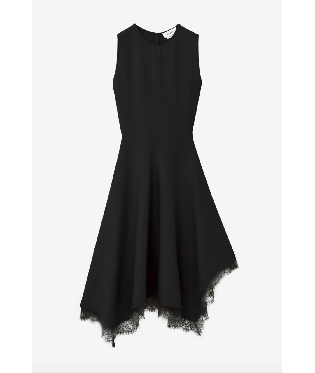 ALEXANDER MCQUEEN Черное вискозное вечернее платье, фото 6