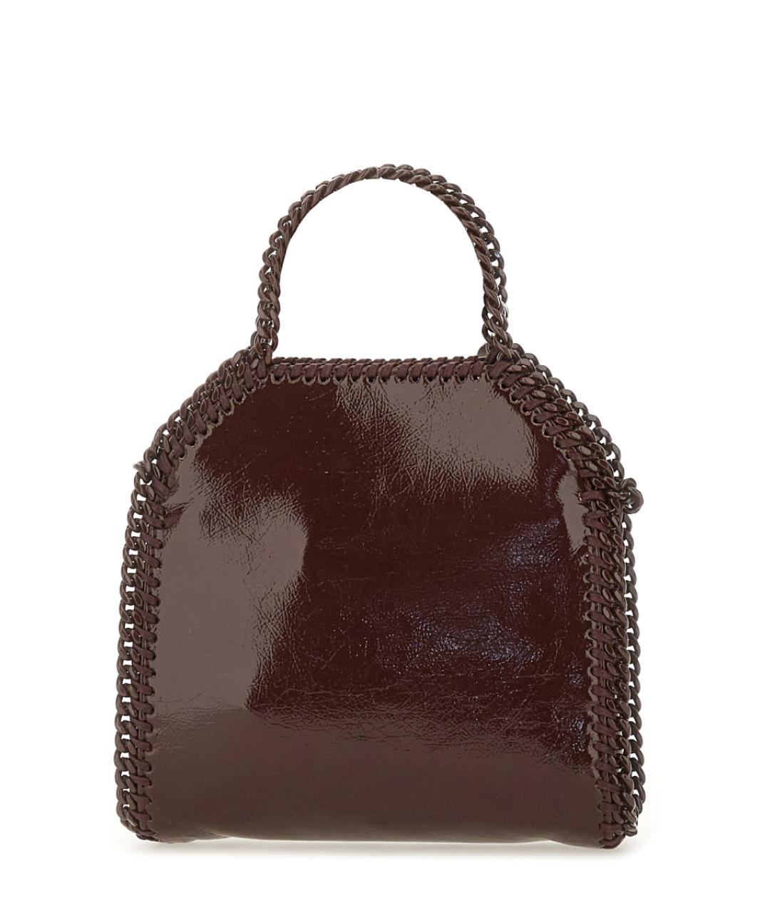 STELLA MCCARTNEY Коричневая синтетическая сумка тоут, фото 2