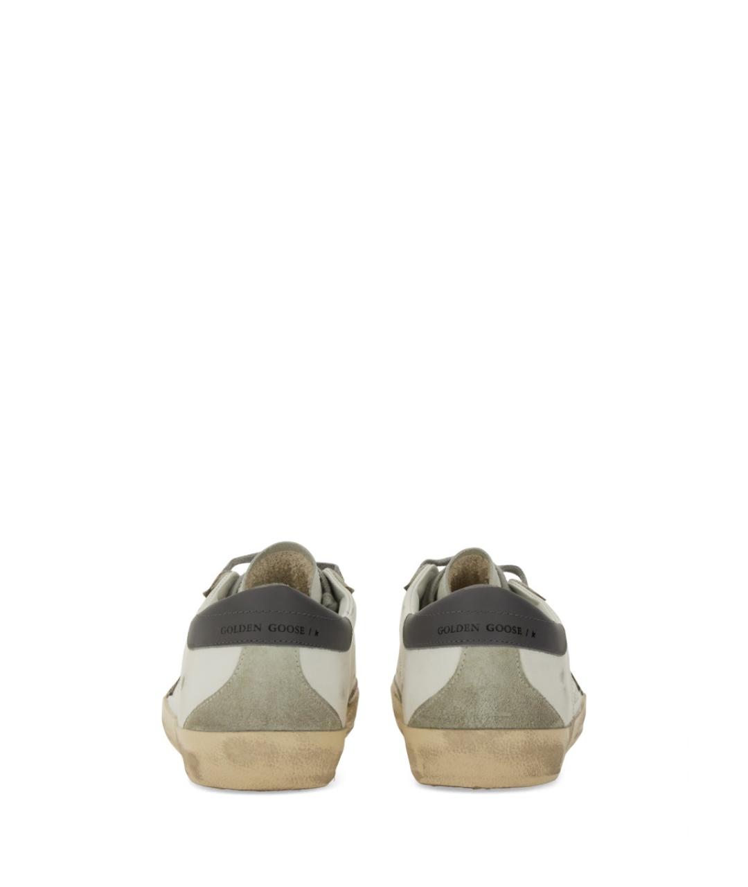 GOLDEN GOOSE DELUXE BRAND Бежевые кожаные низкие кроссовки / кеды, фото 4
