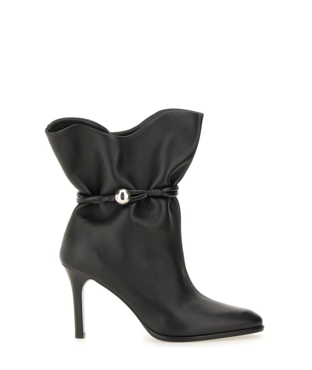 ISABEL MARANT Черные кожаные сапоги, фото 1