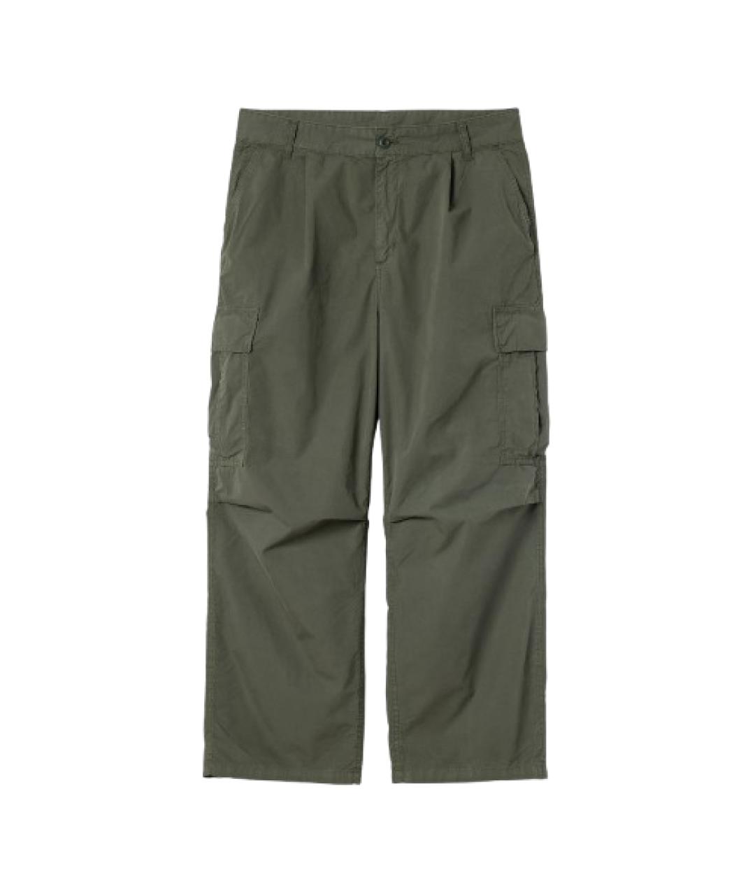 CARHARTT WIP Хаки хлопковые прямые джинсы, фото 1