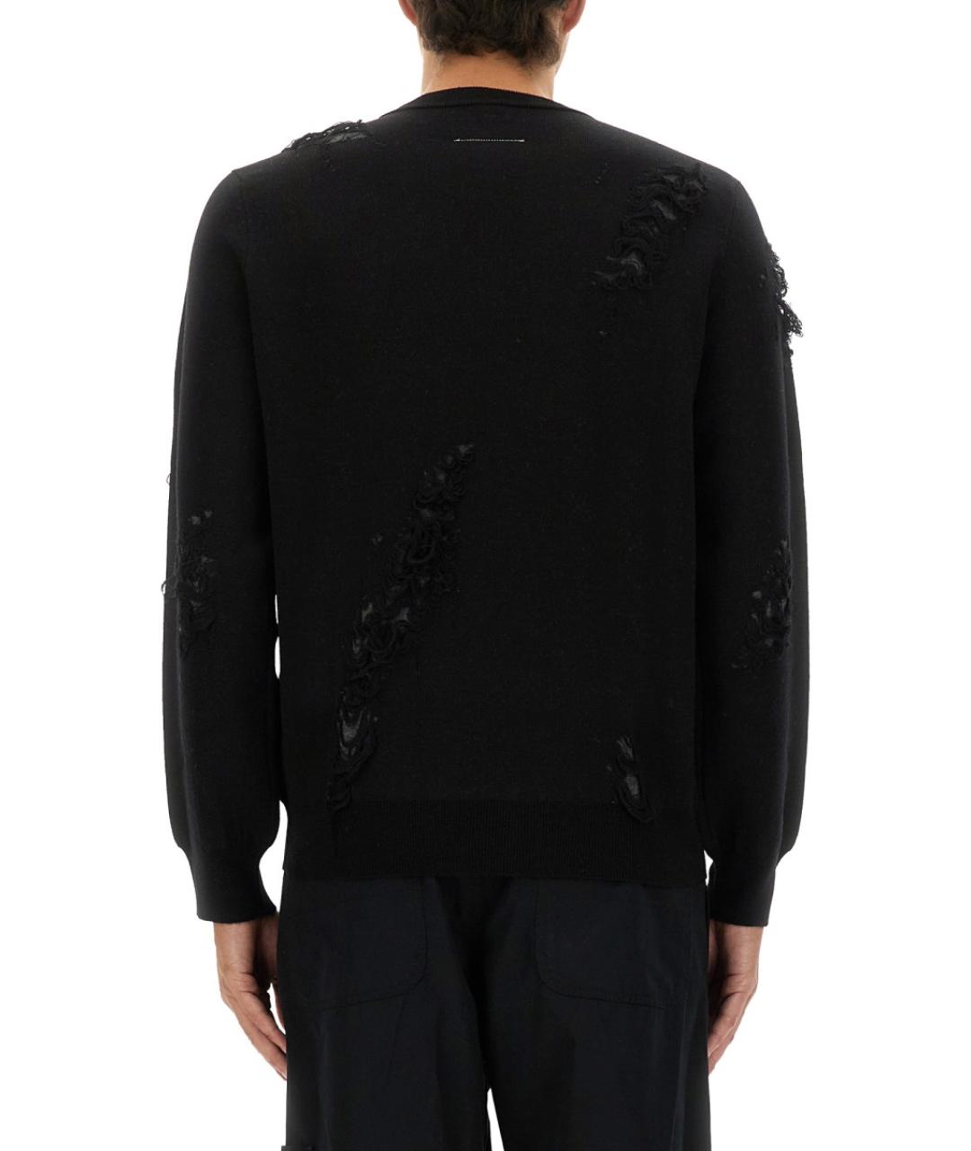 MM6 MAISON MARGIELA Черный шерстяной джемпер / свитер, фото 3