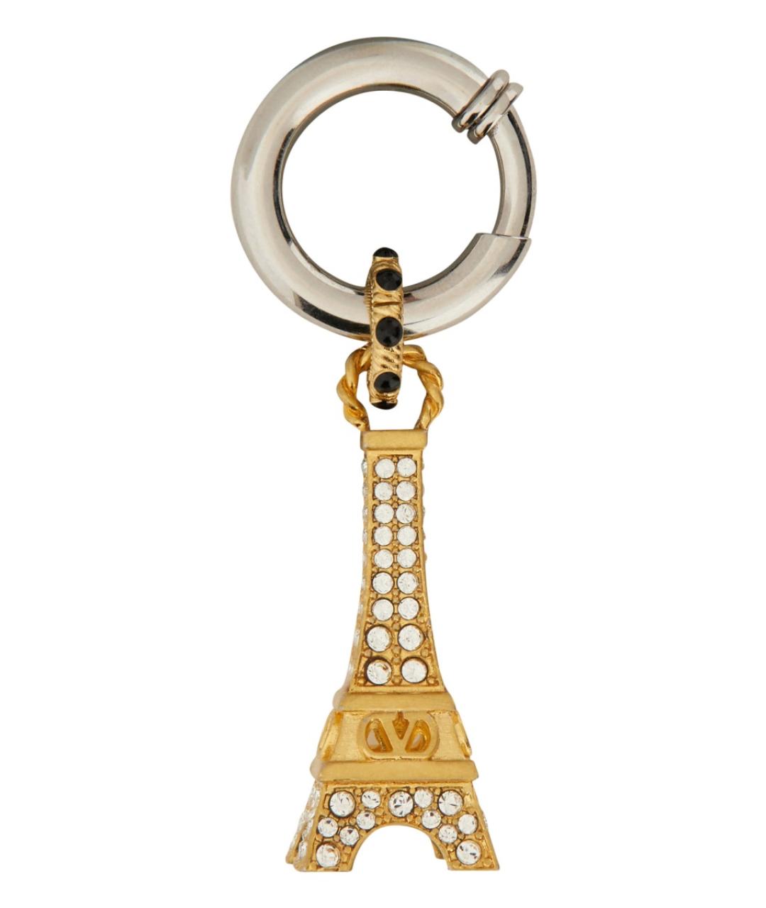 VALENTINO Золотые металлические серьги, фото 1