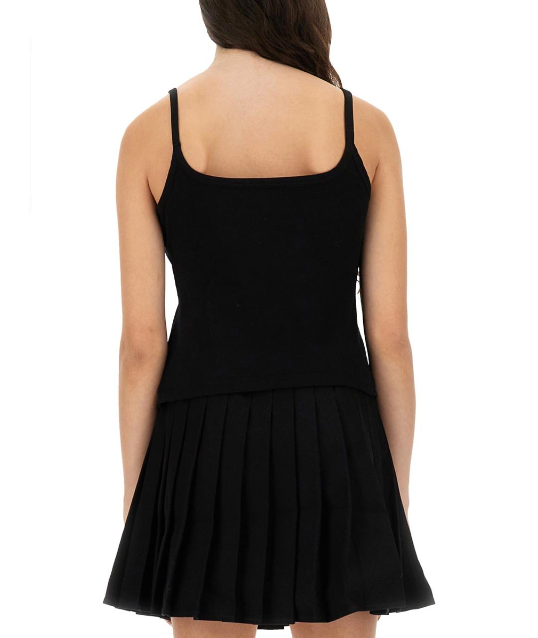 VERSACE Черная хлопковая майка, фото 4