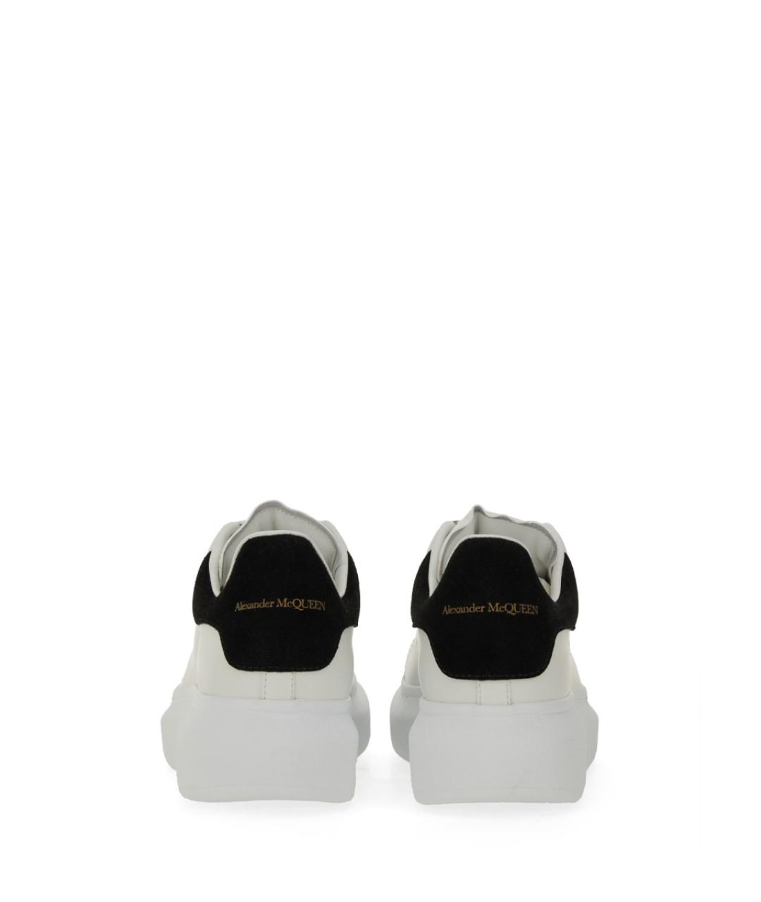 ALEXANDER MCQUEEN Белые кожаные кроссовки, фото 4