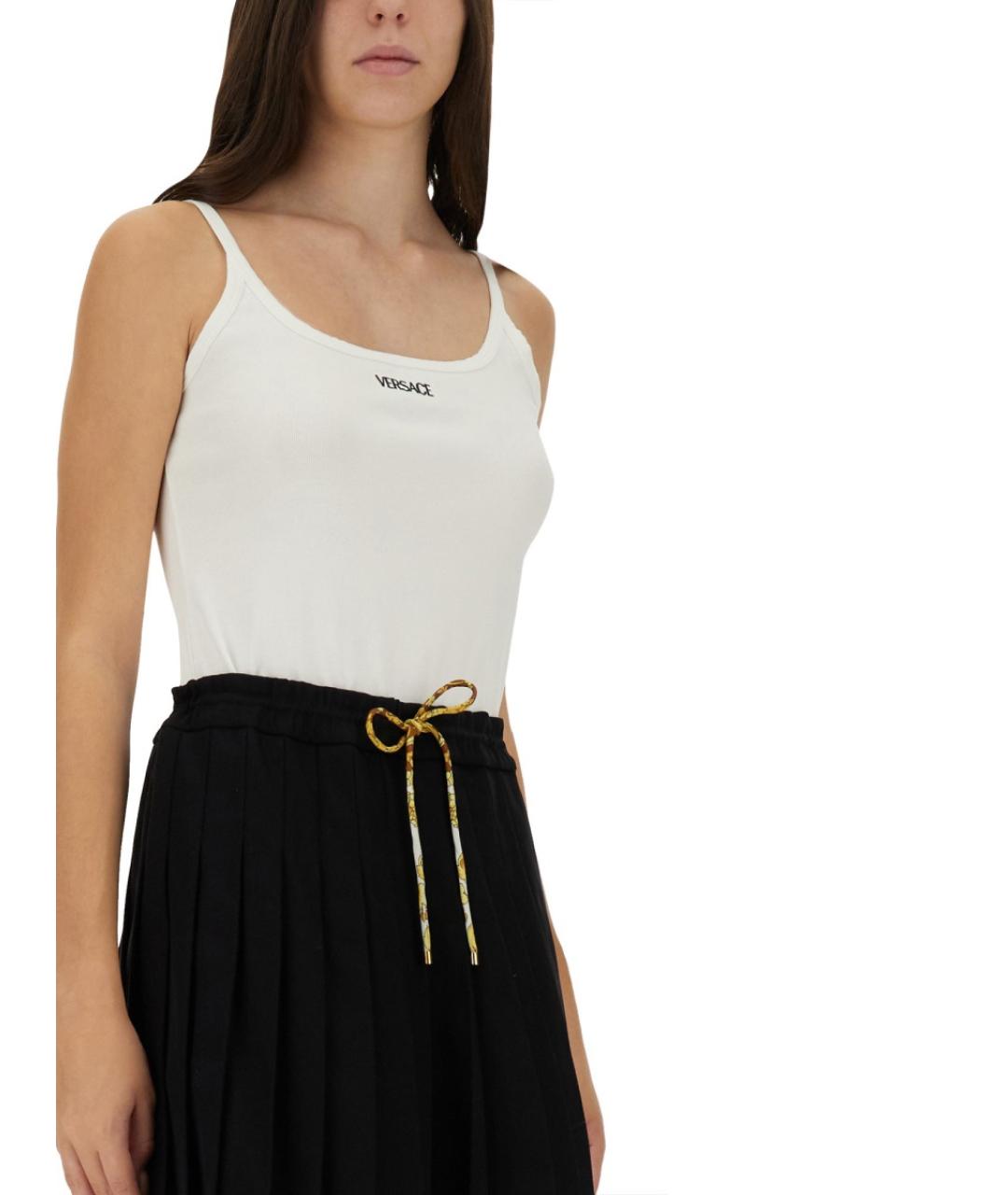 VERSACE Белая хлопковая майка, фото 5