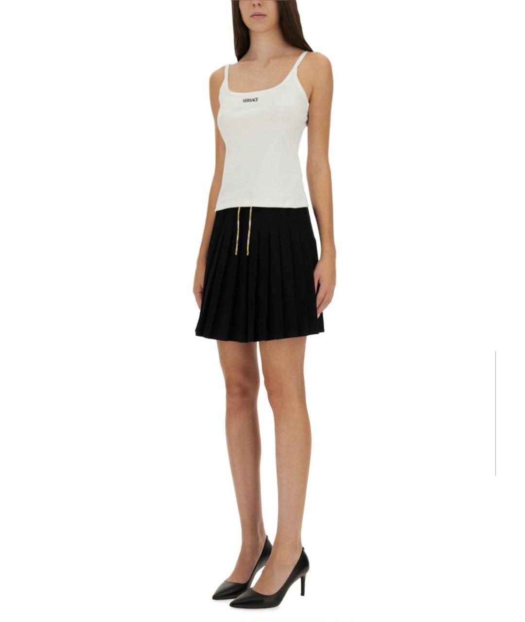 VERSACE Белая хлопковая майка, фото 4