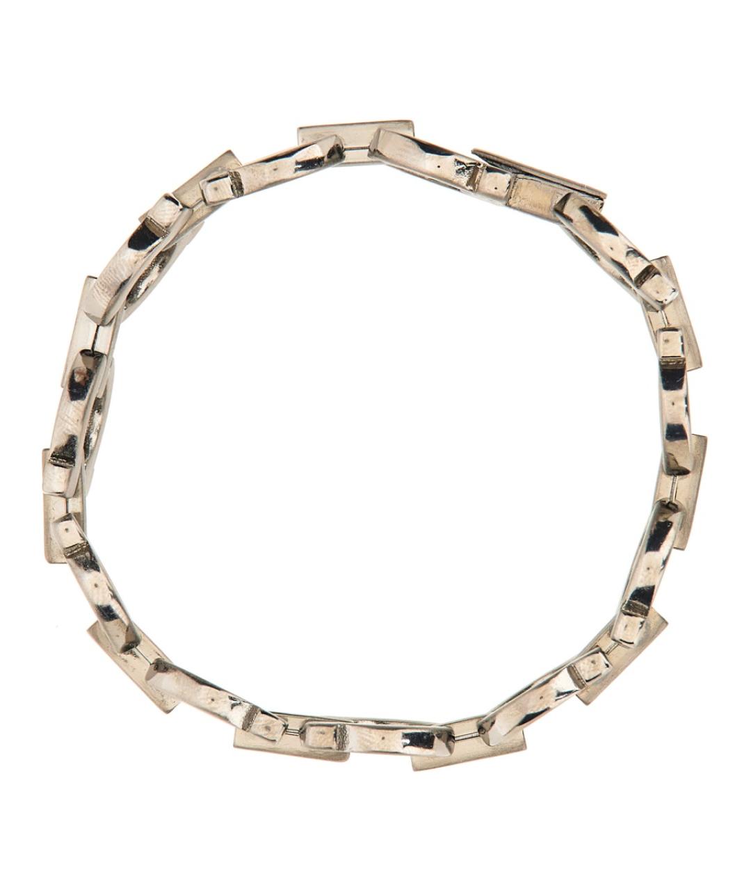 FERRAGAMO Серебрянный металлический браслет, фото 3
