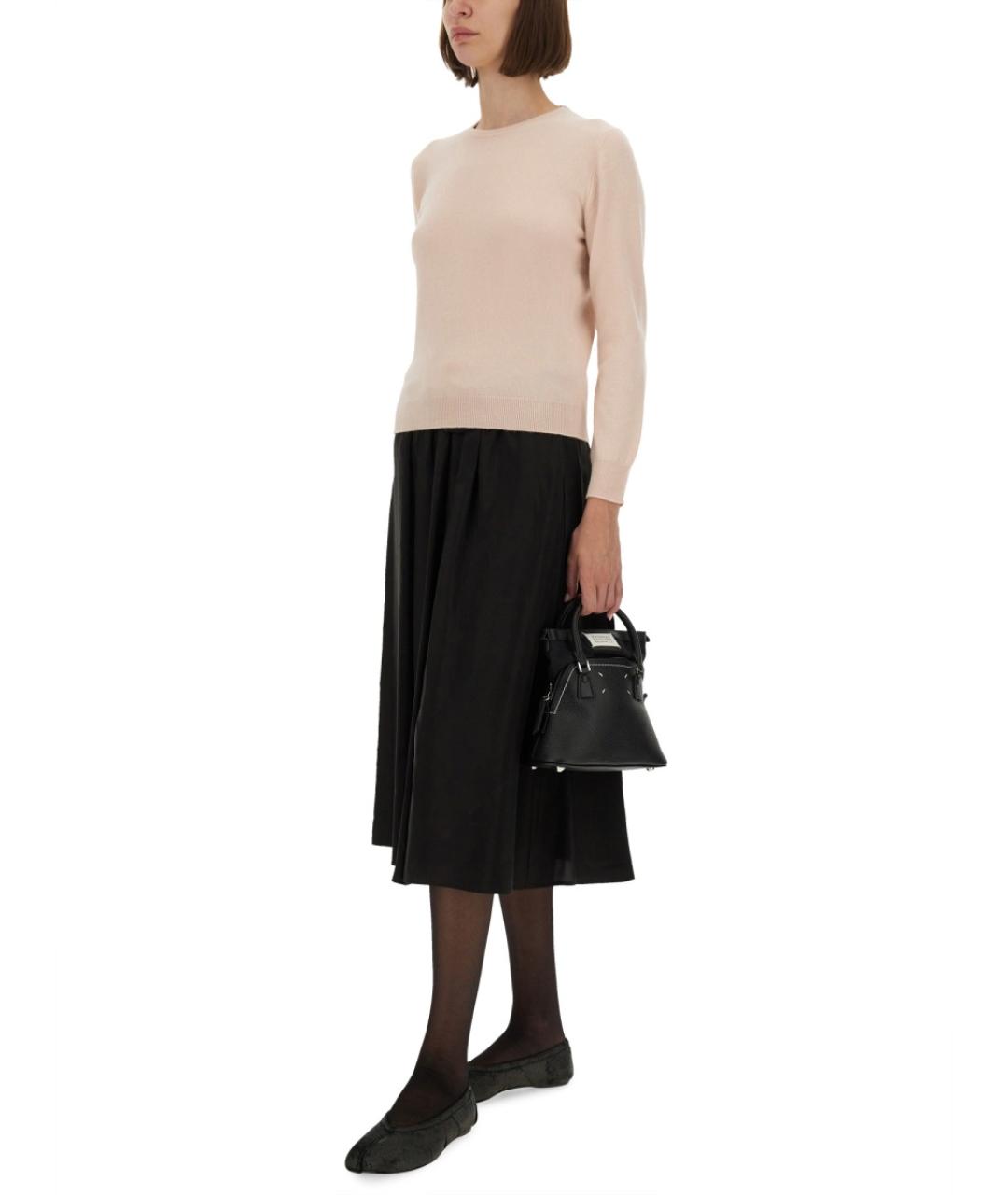 MAISON MARGIELA Розовый шерстяной джемпер / свитер, фото 2