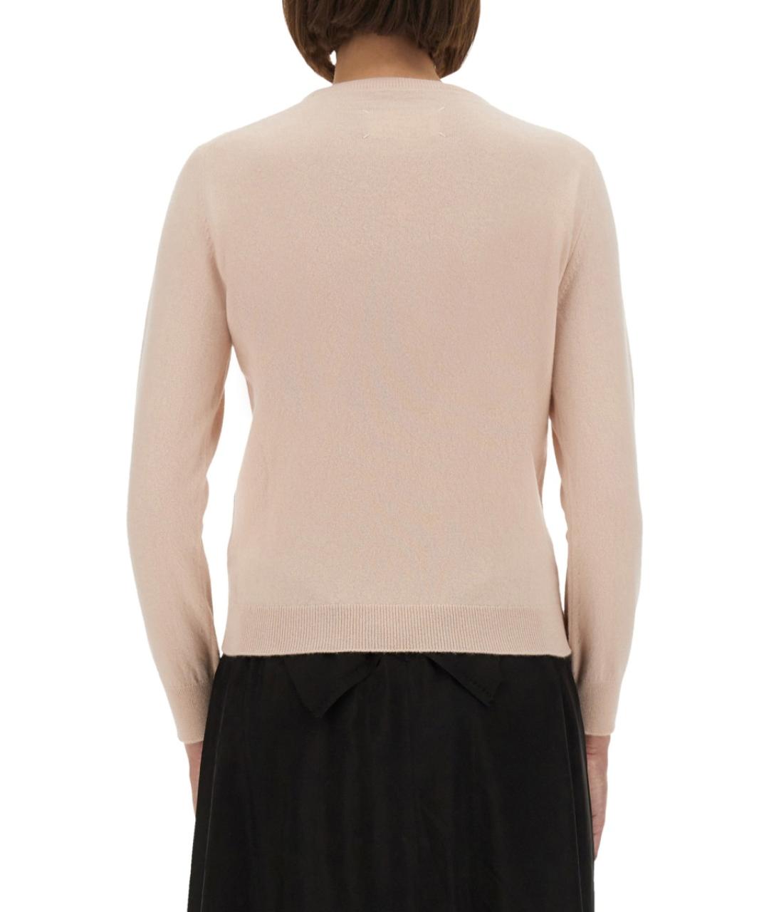 MAISON MARGIELA Розовый шерстяной джемпер / свитер, фото 3