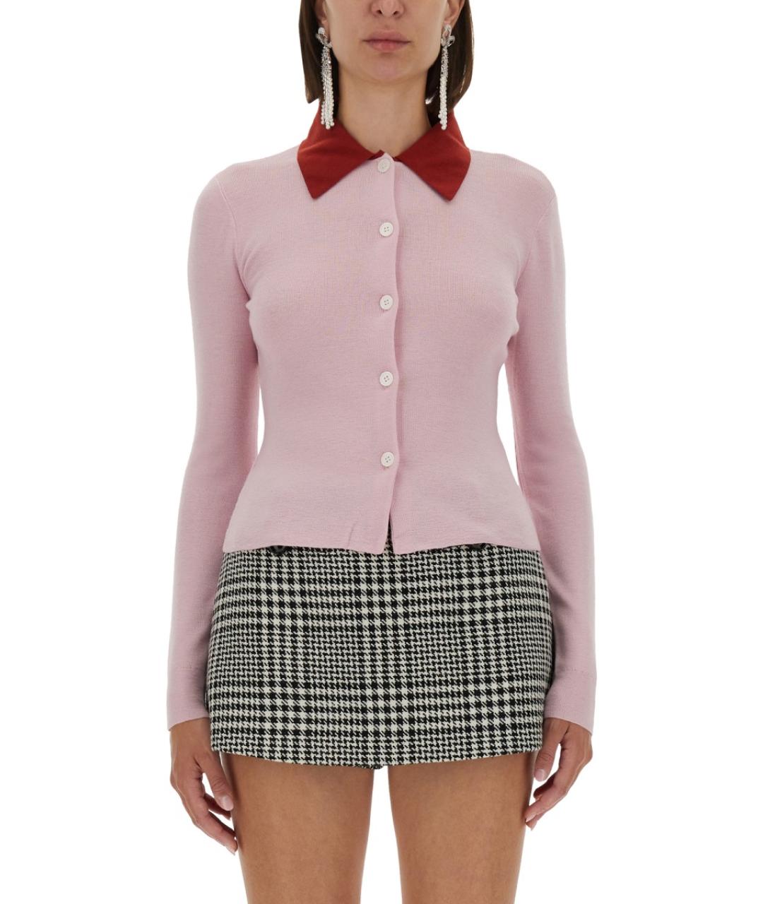 SELF-PORTRAIT Розовый шерстяной джемпер / свитер, фото 2