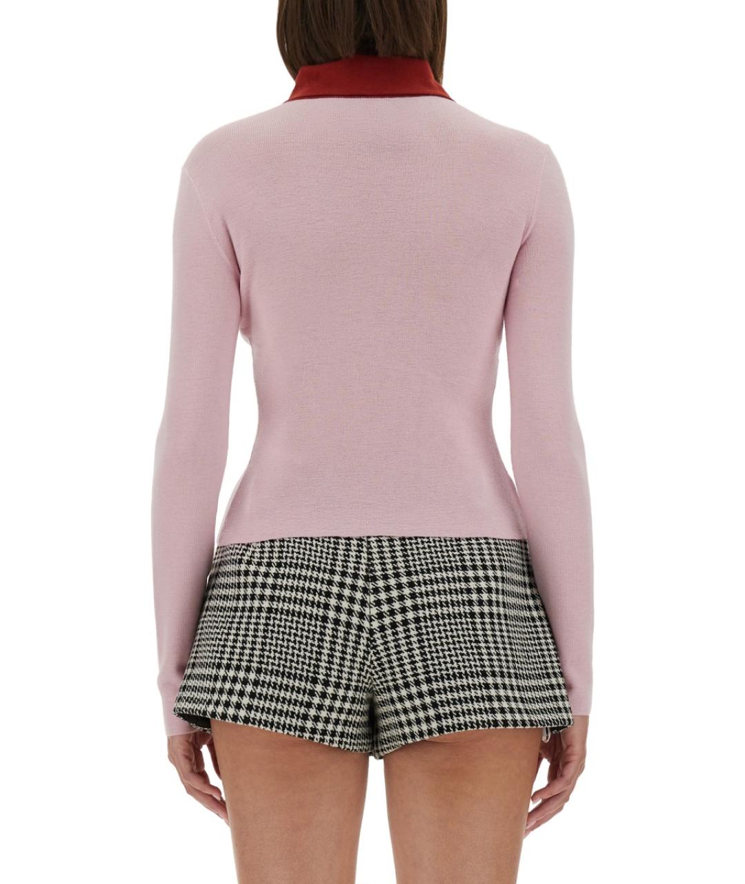 SELF-PORTRAIT Розовый шерстяной джемпер / свитер, фото 4