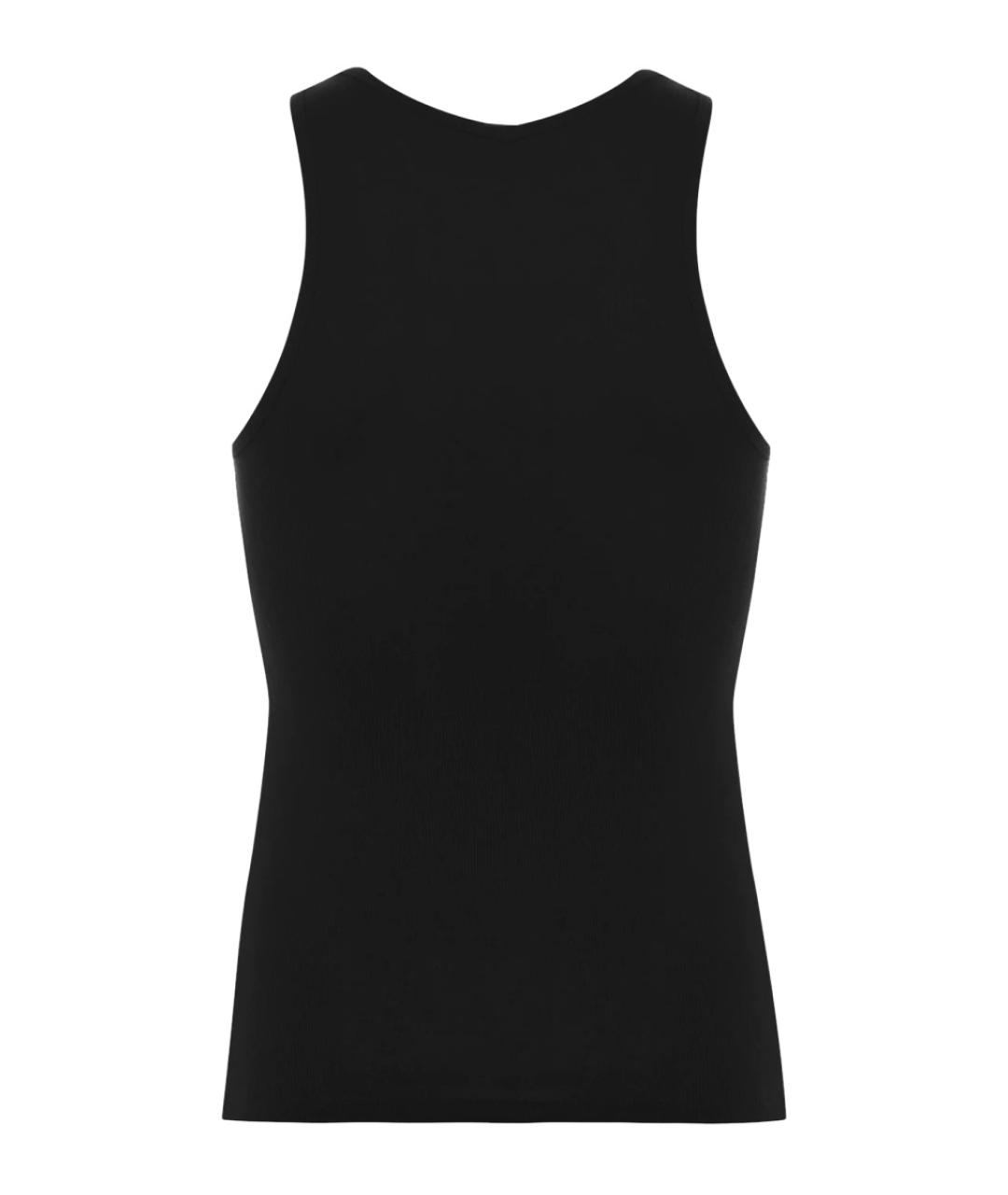 TOM FORD Черная хлопковая майка, фото 2