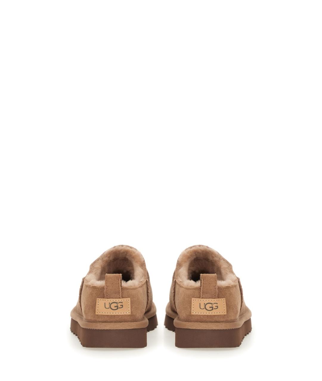 UGG AUSTRALIA Коричневые кожаные ботинки, фото 4