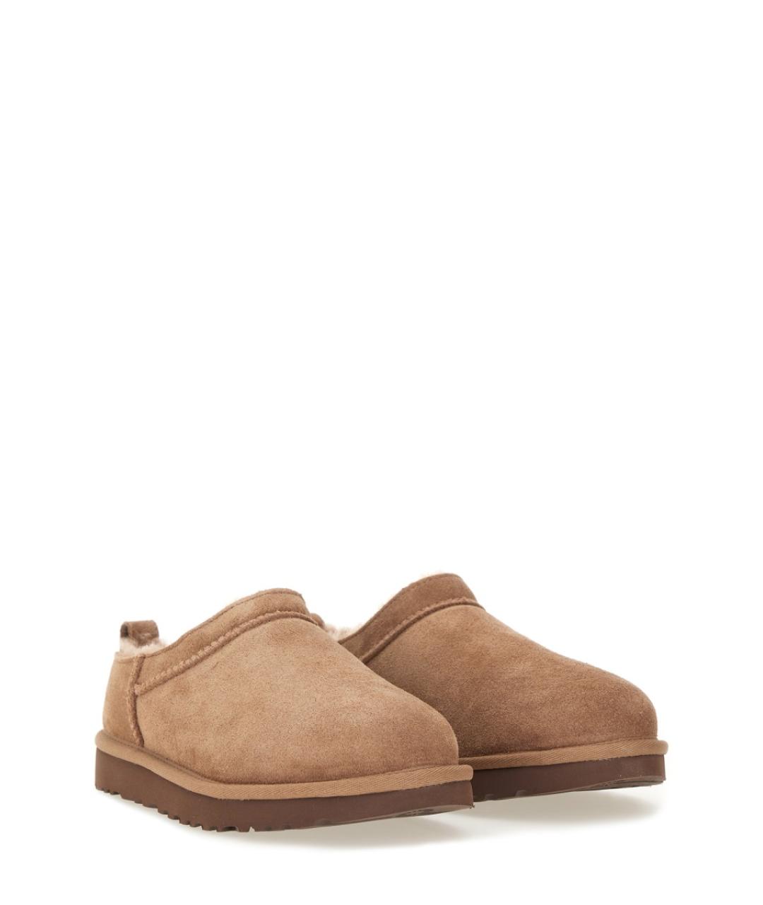 UGG AUSTRALIA Коричневые кожаные ботинки, фото 3