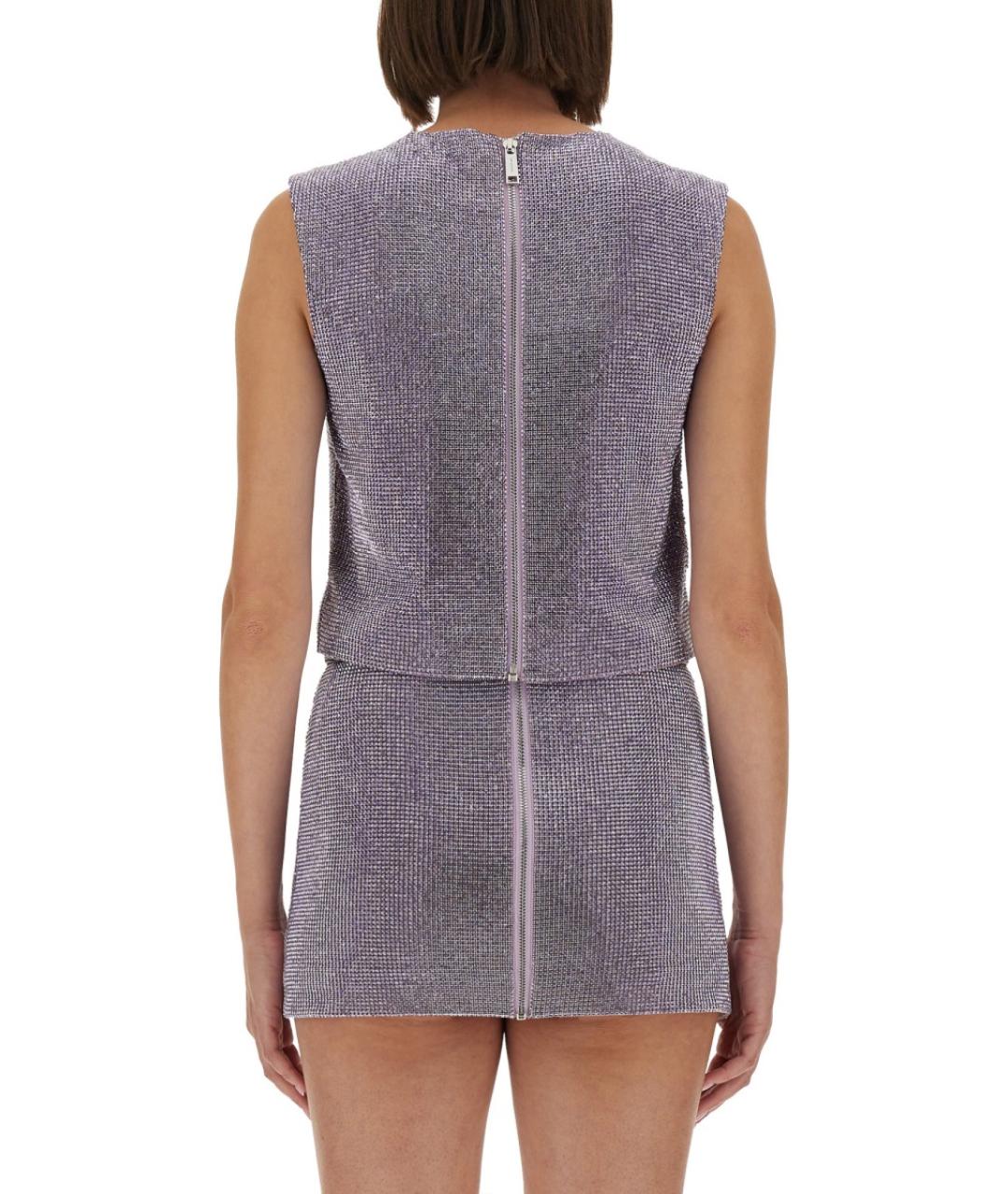 SELF-PORTRAIT Фиолетовая полиэстеровая блузы, фото 5