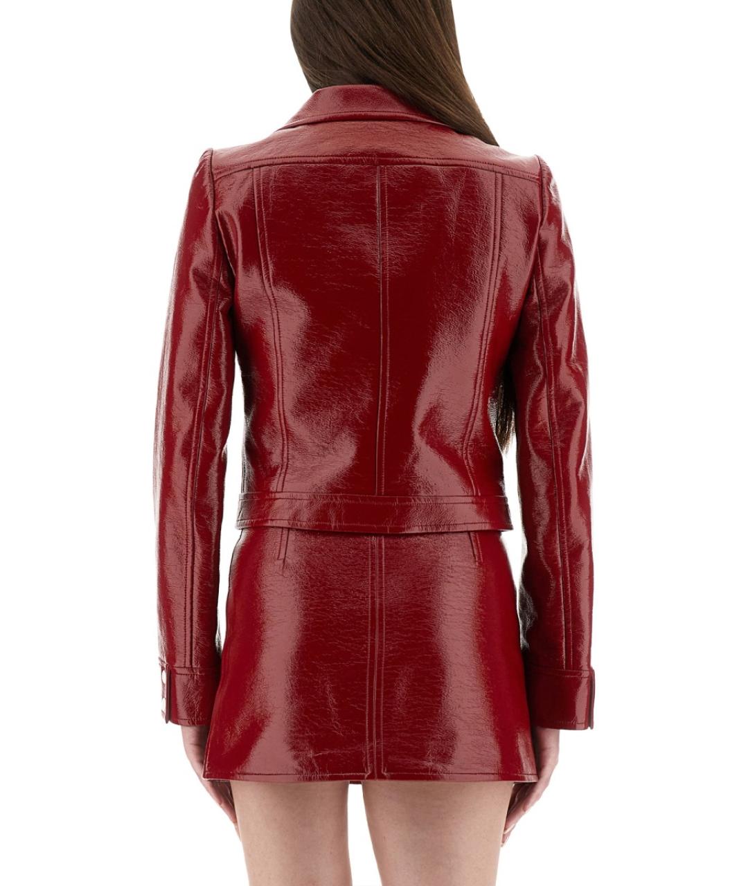 COURREGES Красная хлопковая куртка, фото 4