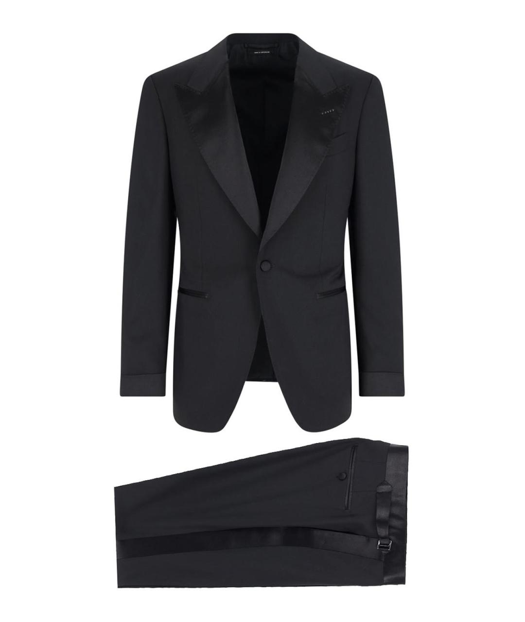 TOM FORD Черный классический костюм, фото 1
