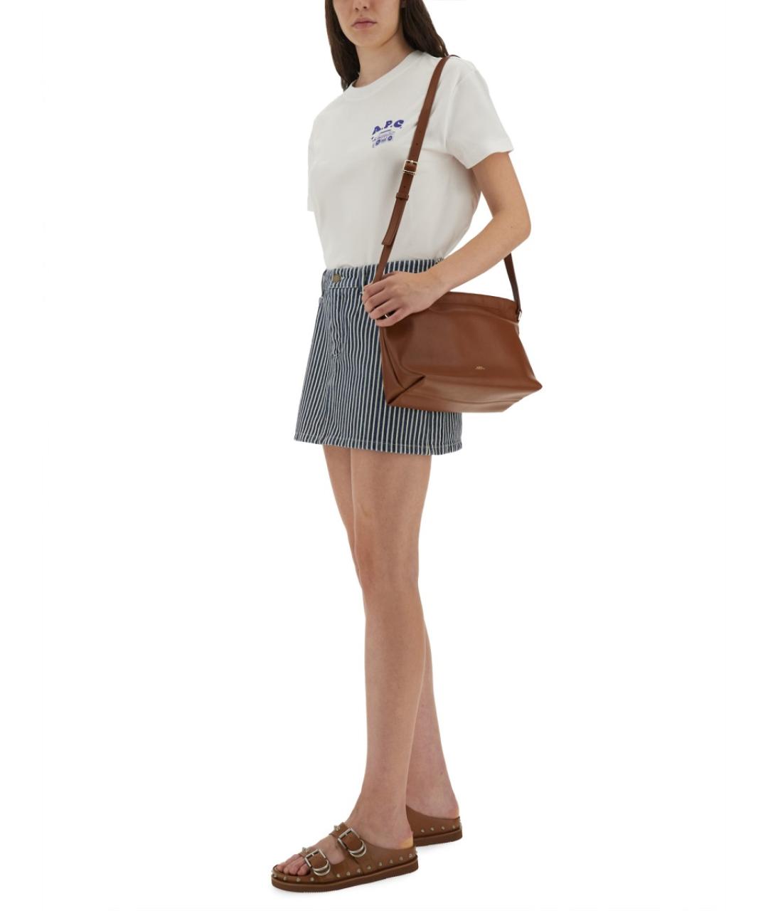 A.P.C. Белая хлопковая футболка, фото 3