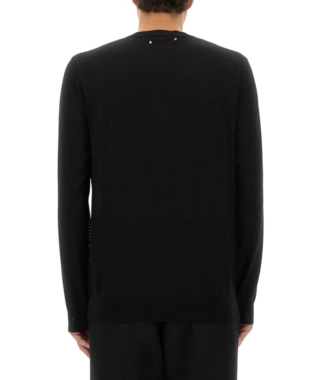 GOLDEN GOOSE DELUXE BRAND Черный шерстяной джемпер / свитер, фото 3