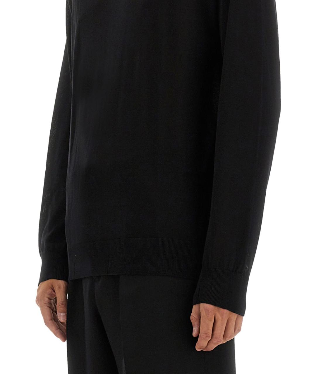GOLDEN GOOSE DELUXE BRAND Черный шерстяной джемпер / свитер, фото 4