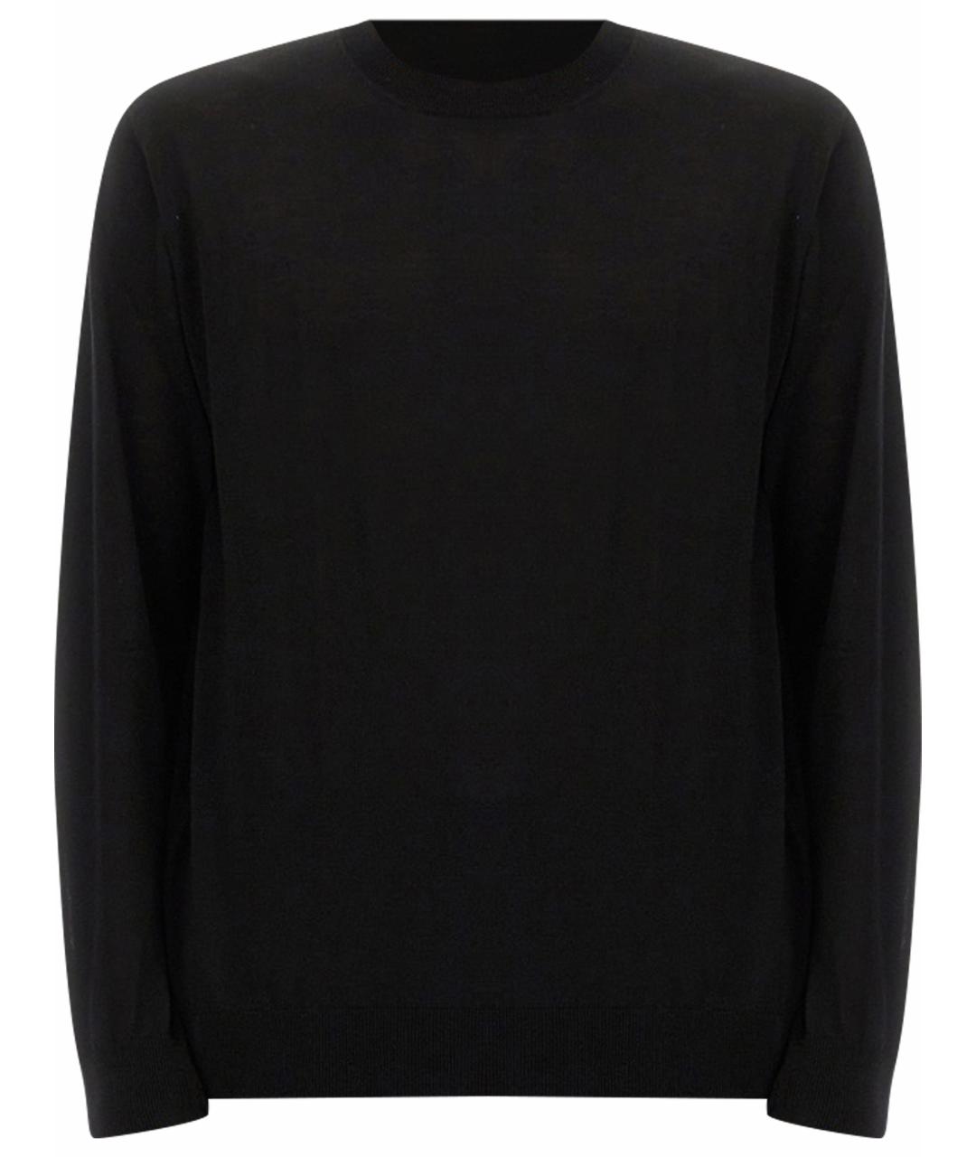 GOLDEN GOOSE DELUXE BRAND Черный шерстяной джемпер / свитер, фото 1