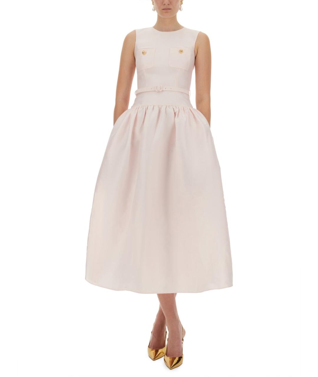 SELF-PORTRAIT Розовое полиэстеровое вечернее платье, фото 5