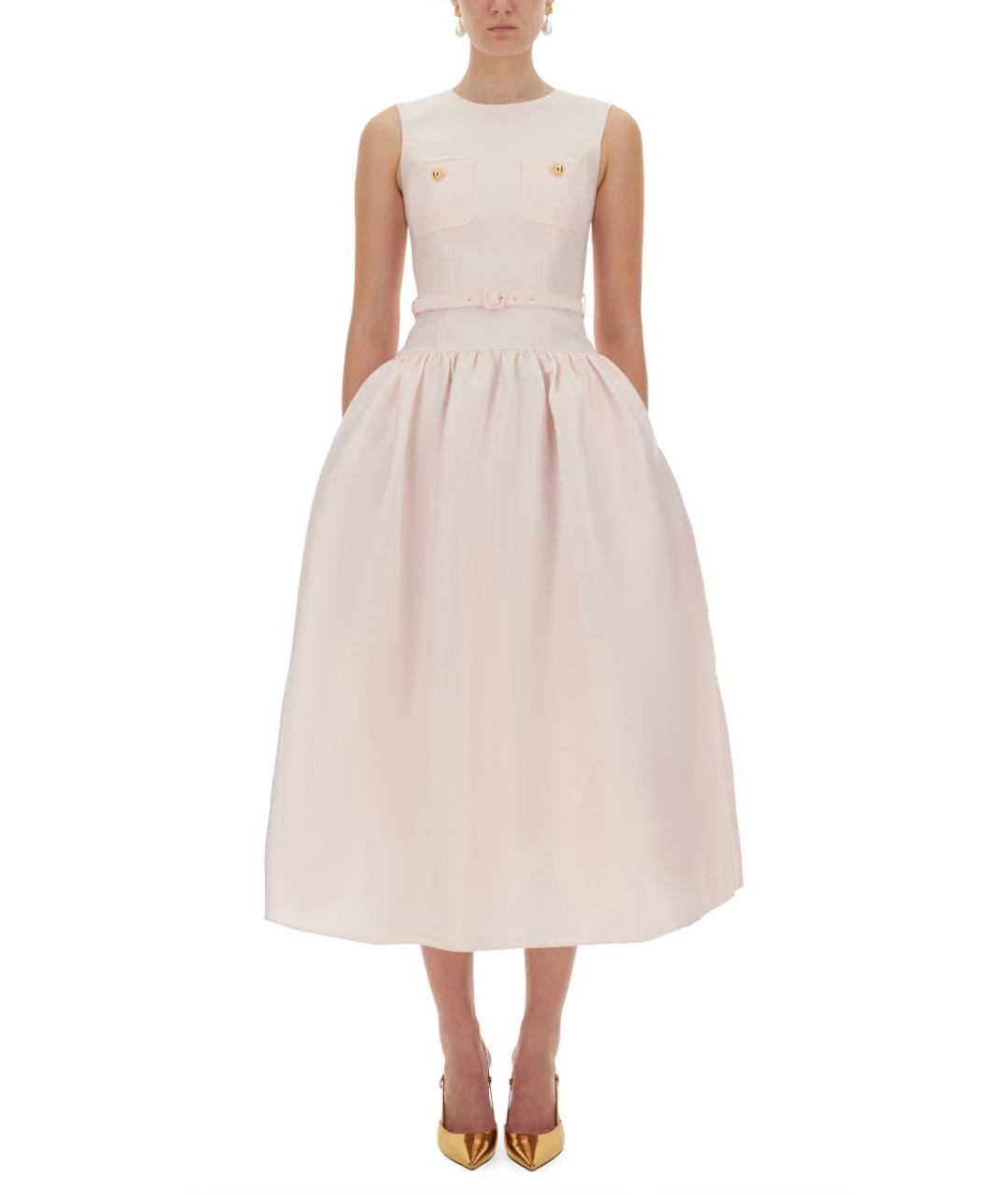 SELF-PORTRAIT Розовое полиэстеровое вечернее платье, фото 2