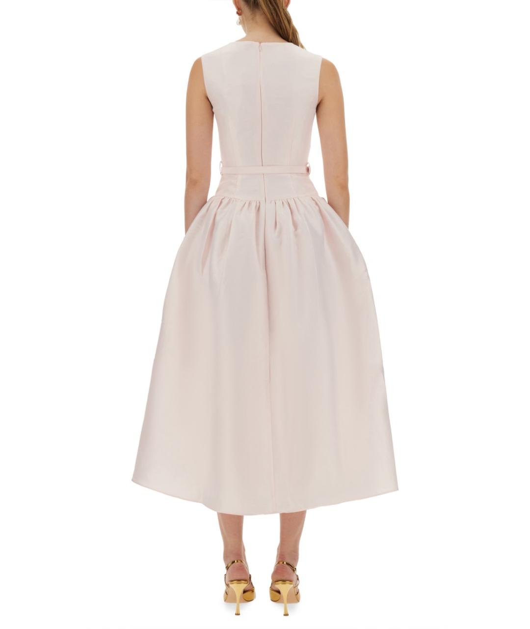 SELF-PORTRAIT Розовое полиэстеровое вечернее платье, фото 4