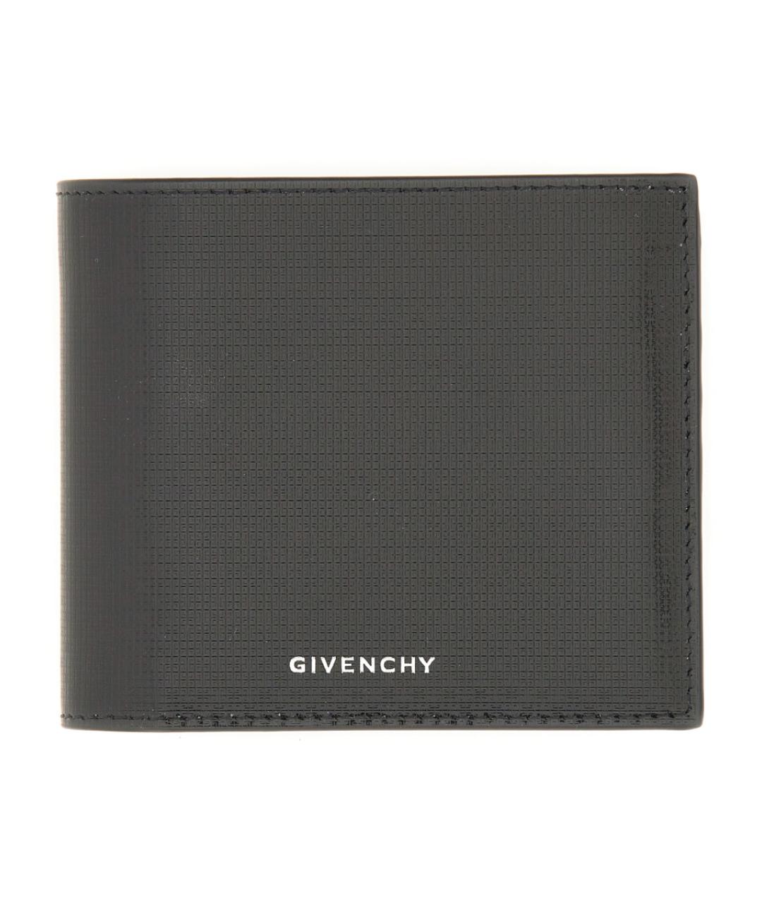 GIVENCHY Черный кожаный кошелек, фото 1