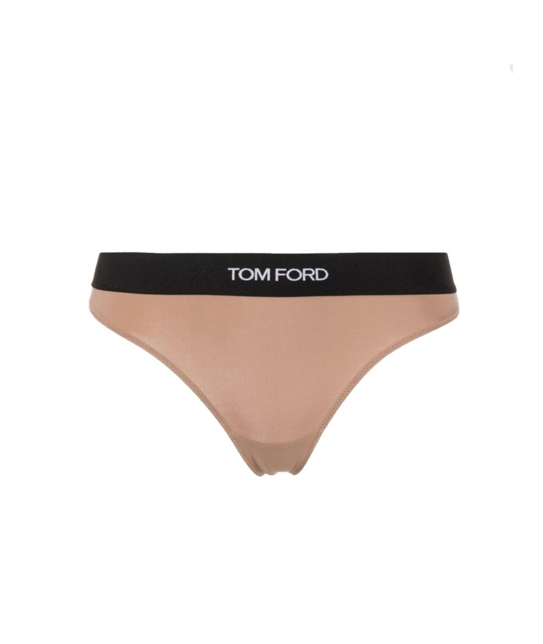 TOM FORD Бежевые трусы, фото 1